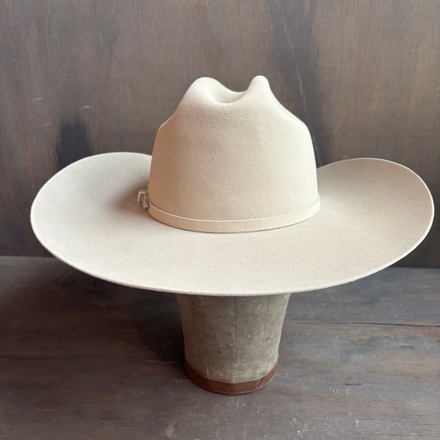 Stetson Beige 5X Hat with Buckle