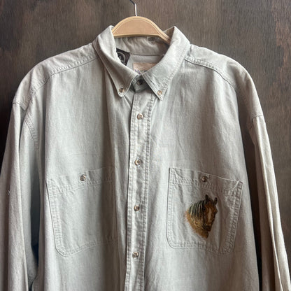 Ubetcha Painted Horse Button Up