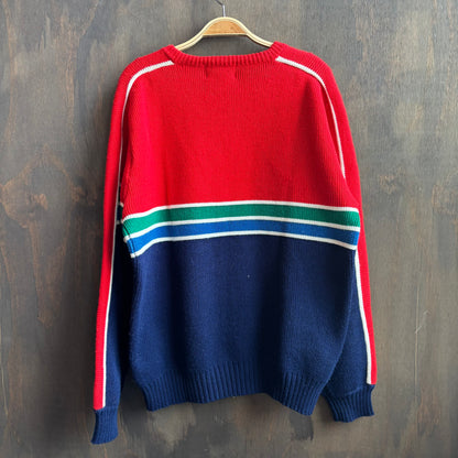 Vintage Claybrooke Striped Ski Sweather