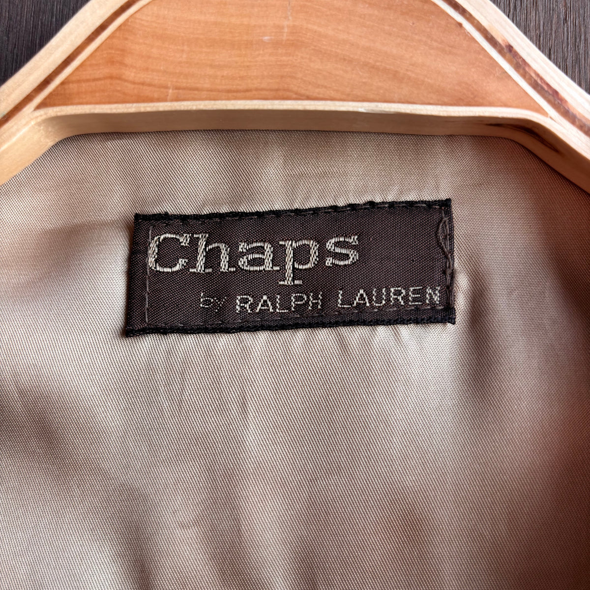 Vintage Chaps by Ralph Lauren Tan Leather Vest