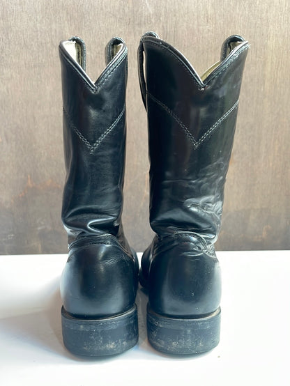 Justin’s Black Leather Youth Boots