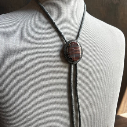 Agate Bolo Tie
