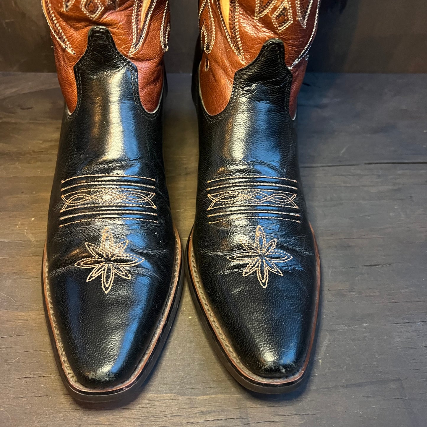 Ariat Multicolored Leather Cowboy Boots