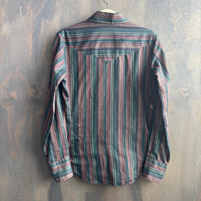 Vintage Panhandle Slim Striped Pearl Snap