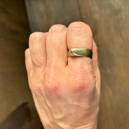 Handmade Silver Pyramid Ring