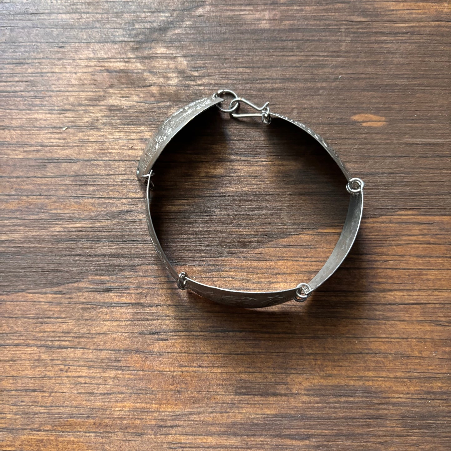 Vintage Etched Metal Bracelet