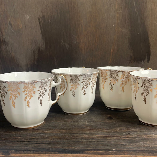 Set of 4 Imperial China Teacups