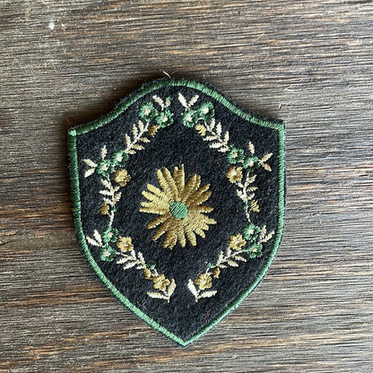 Floral Crest Patch