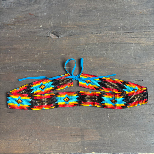 Colorful Beaded Hat Band