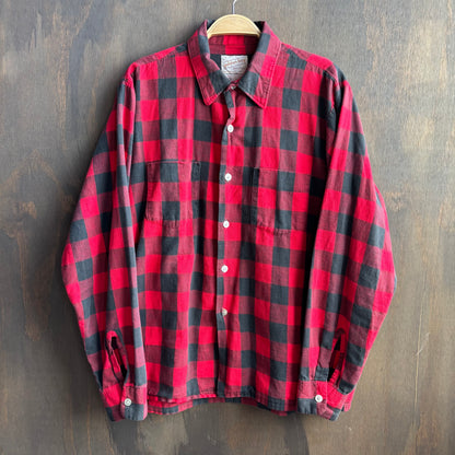 Vintage Red Buffalo Plaid Button Up