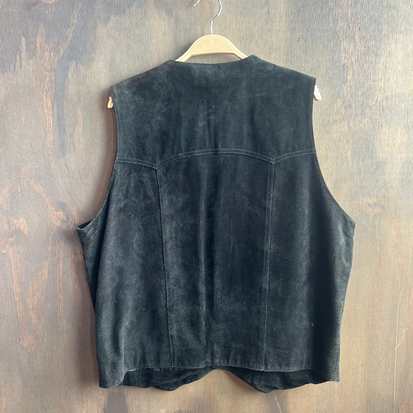 Cripple Creek Black Suede Vest