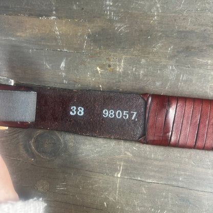 Brighton Brown Leather and Silver Belt