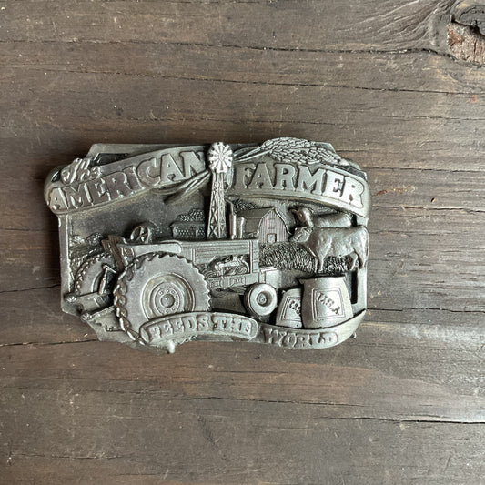 American Farmer Belt Buckle