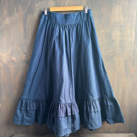 Vintage Circle T Denim Skirt