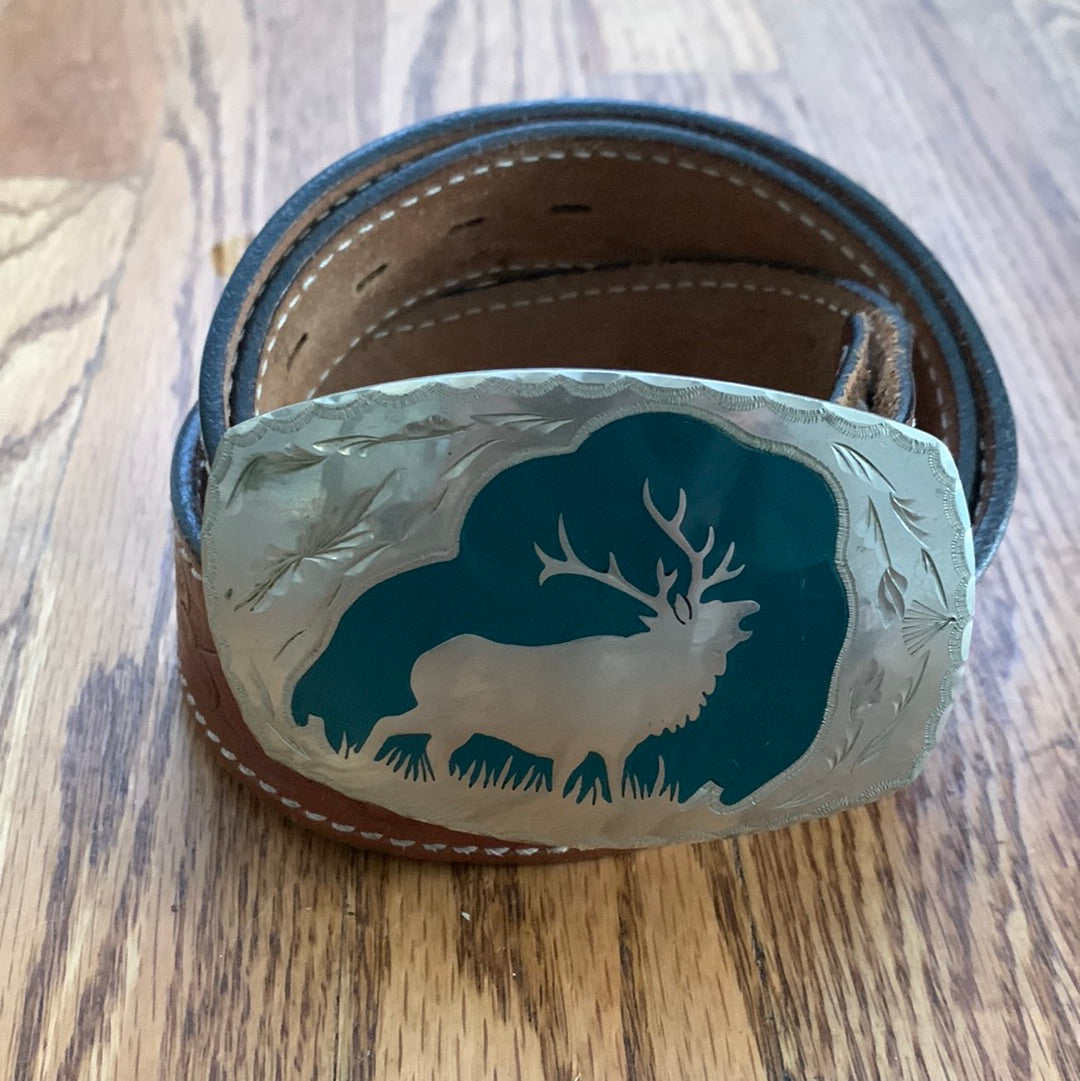 Elk clearance belt buckle