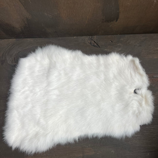 Small White Rabbit Pelt