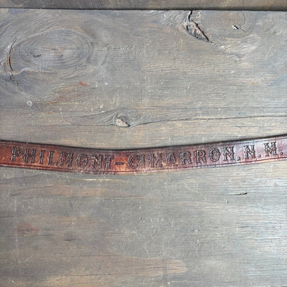 Philmont New Mexico Leather Belt