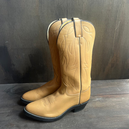 Tony Lama Tan Leather Boots