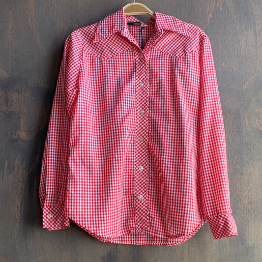 Vintage Gingham Button Up