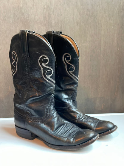 Vintage Hondo Black Leather Boots