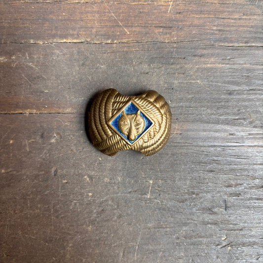 Vintage Wolf Scarf Ring
