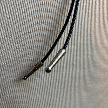 Silver and Black Bolo