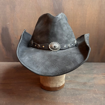 Stetson Black Leather Hat