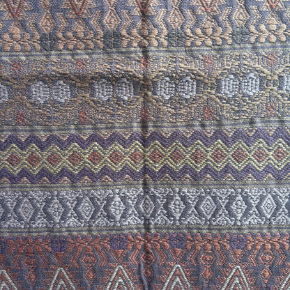 Orange and Maroon XL Table Runner