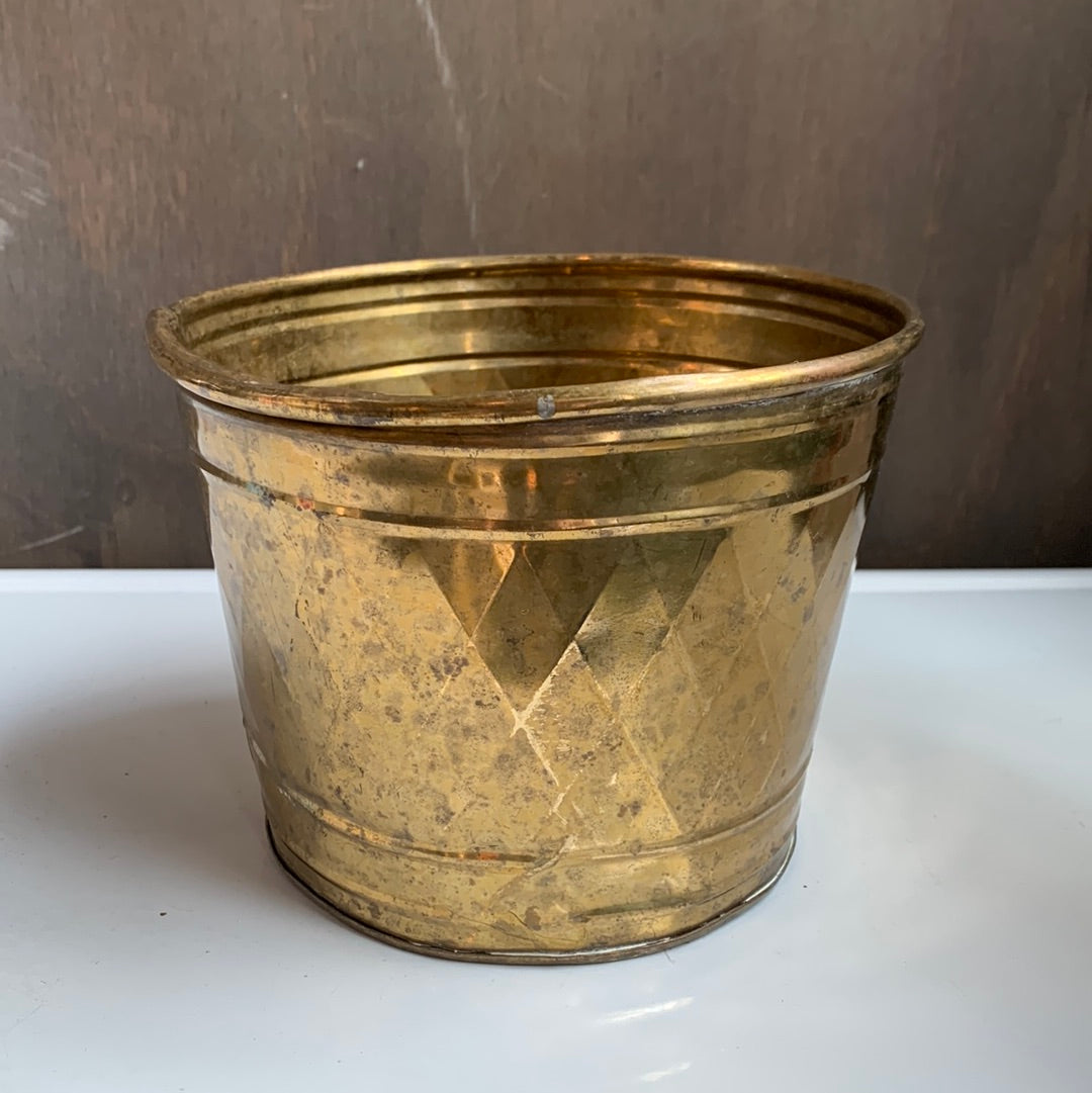 Gold Pail with Beveling
