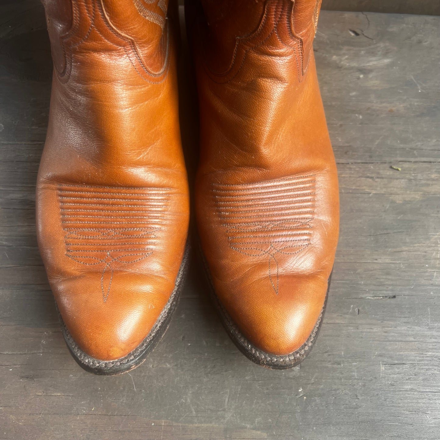 Brown Lucchese Cowboy Boots