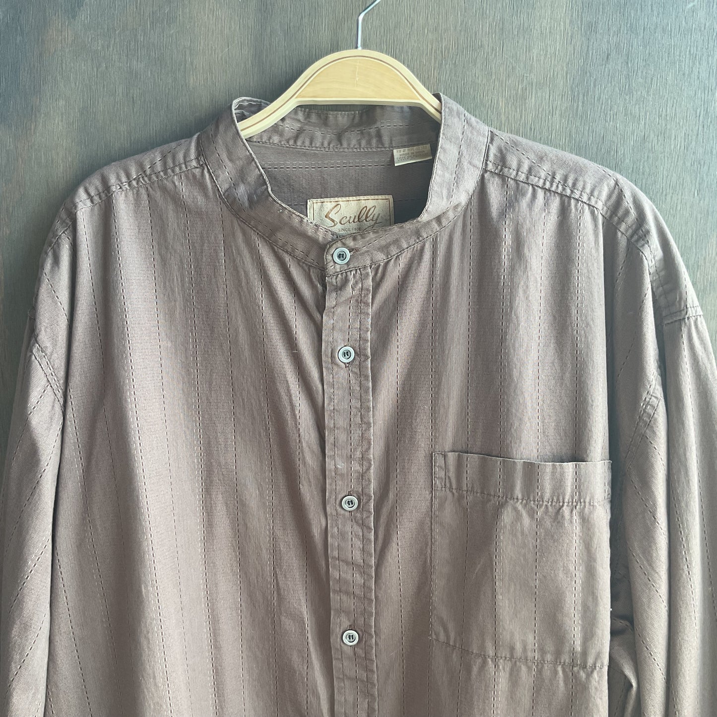 Brown Scully Button Down