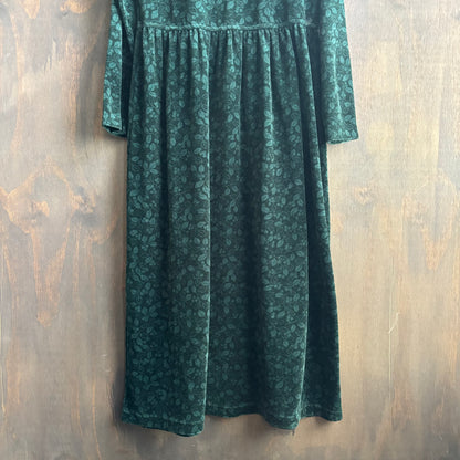 L.L. Bean Green Corduroy Dress