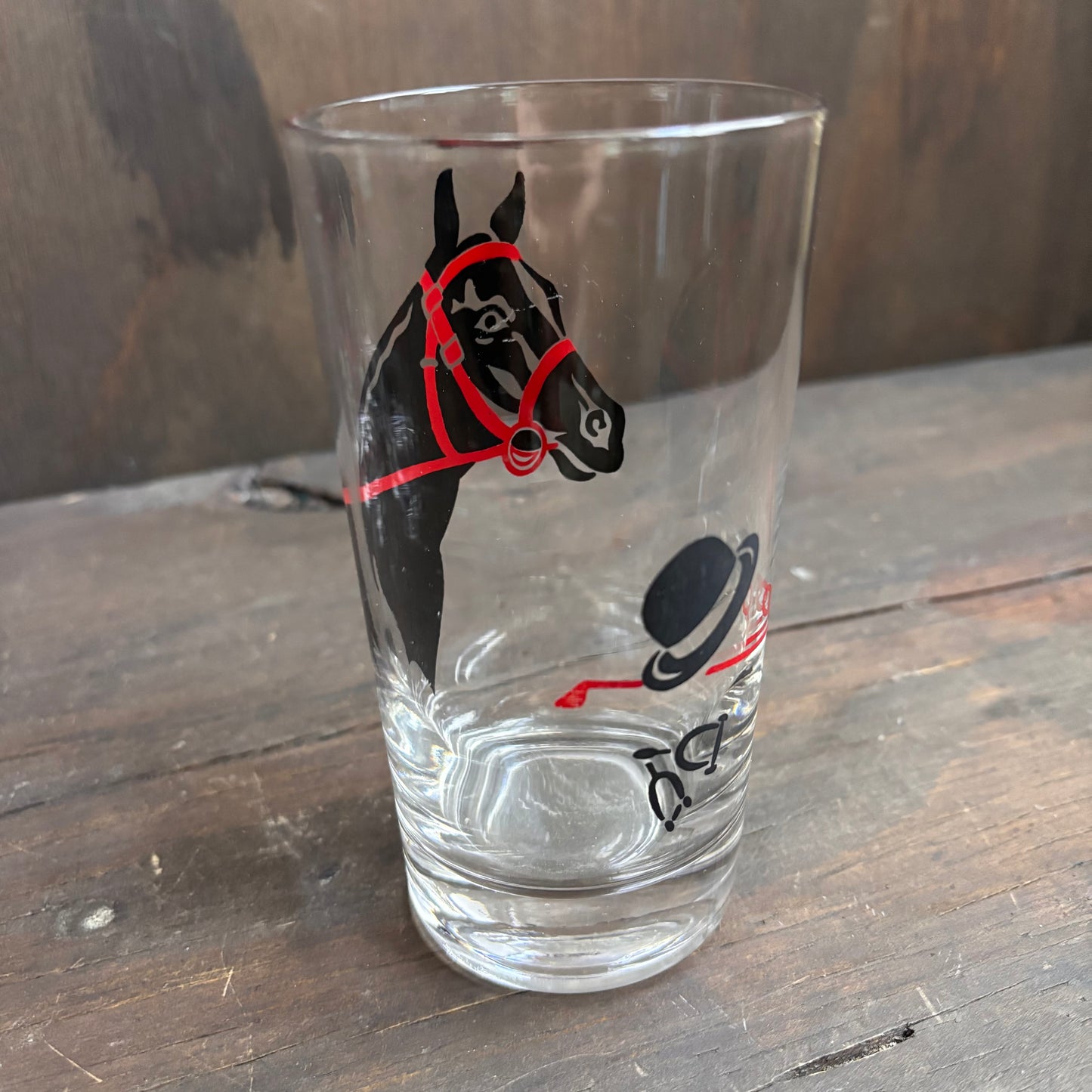 Vintage Kentucky Derby Collins Glasses (set of 4)