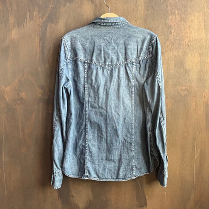 Denim Pearl Snap