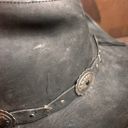 Stetson Black Leather Hat
