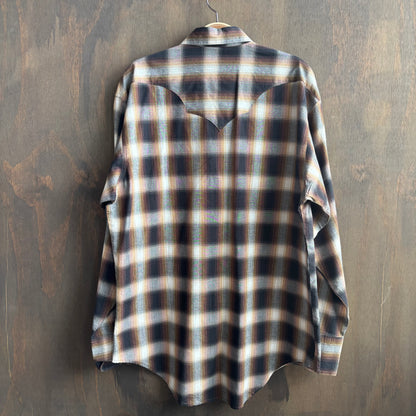 Vintage Rockmount Western Wear Plaid Pearl Snap