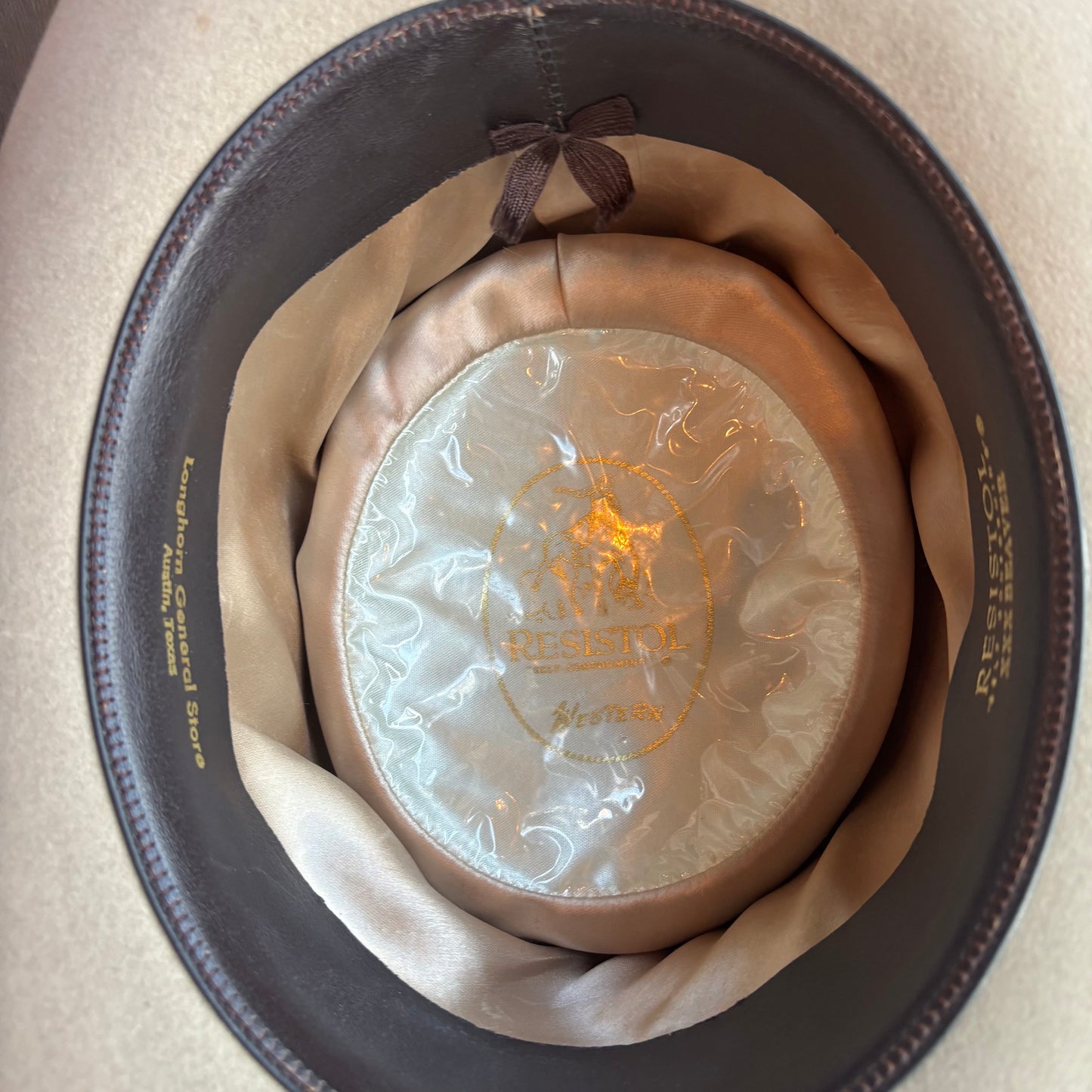 Vintage Resistol 3X Beaver Beige Hat