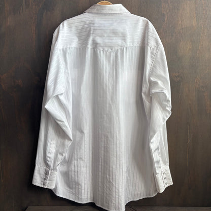 Wrangler Pinstripe Pearl Snap