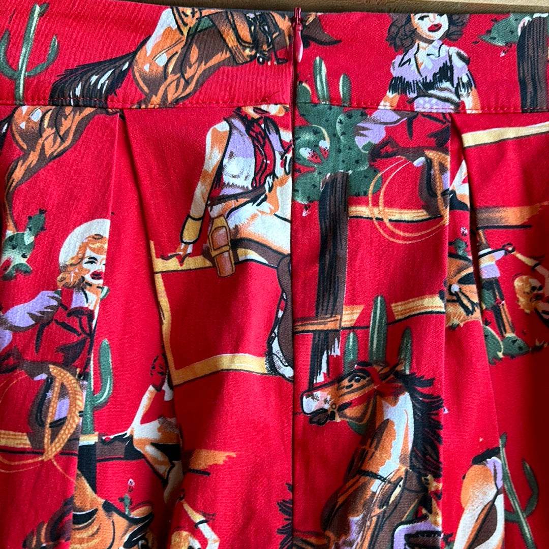 Cowgirl Print Skirt