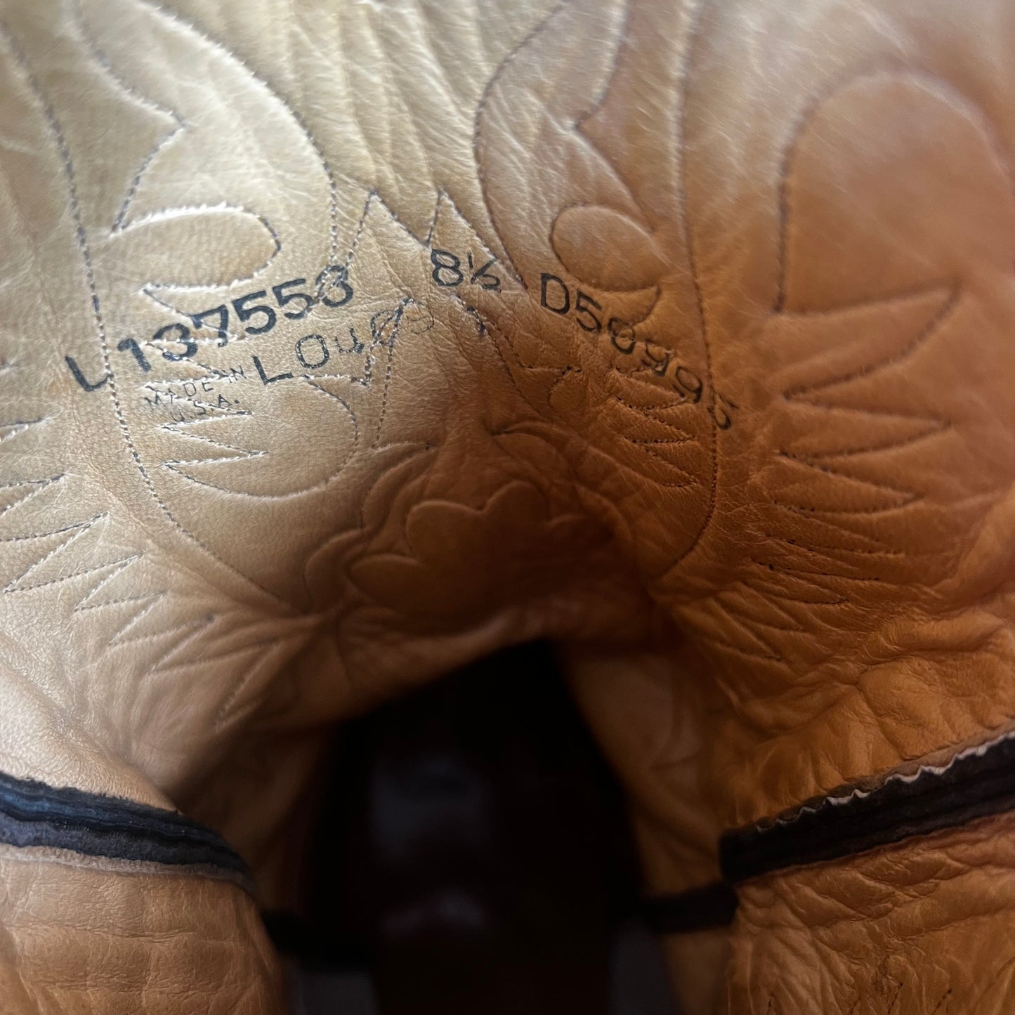 Lucchese Leather and Reptile Boots