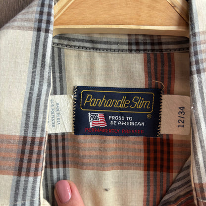 Panhandle Slim Plaid Pearl Snap