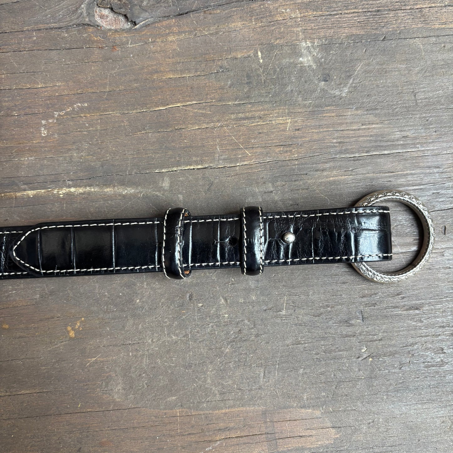 Brighton Black Hook Belt