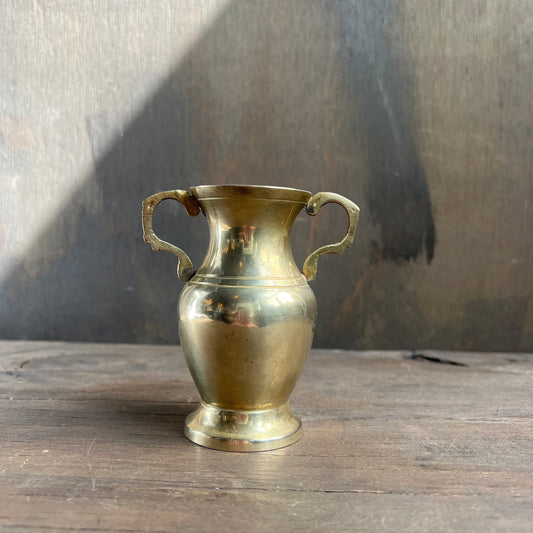 Small Vintage Brass Vase