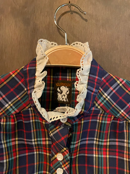 Vintage Karman plaid button down