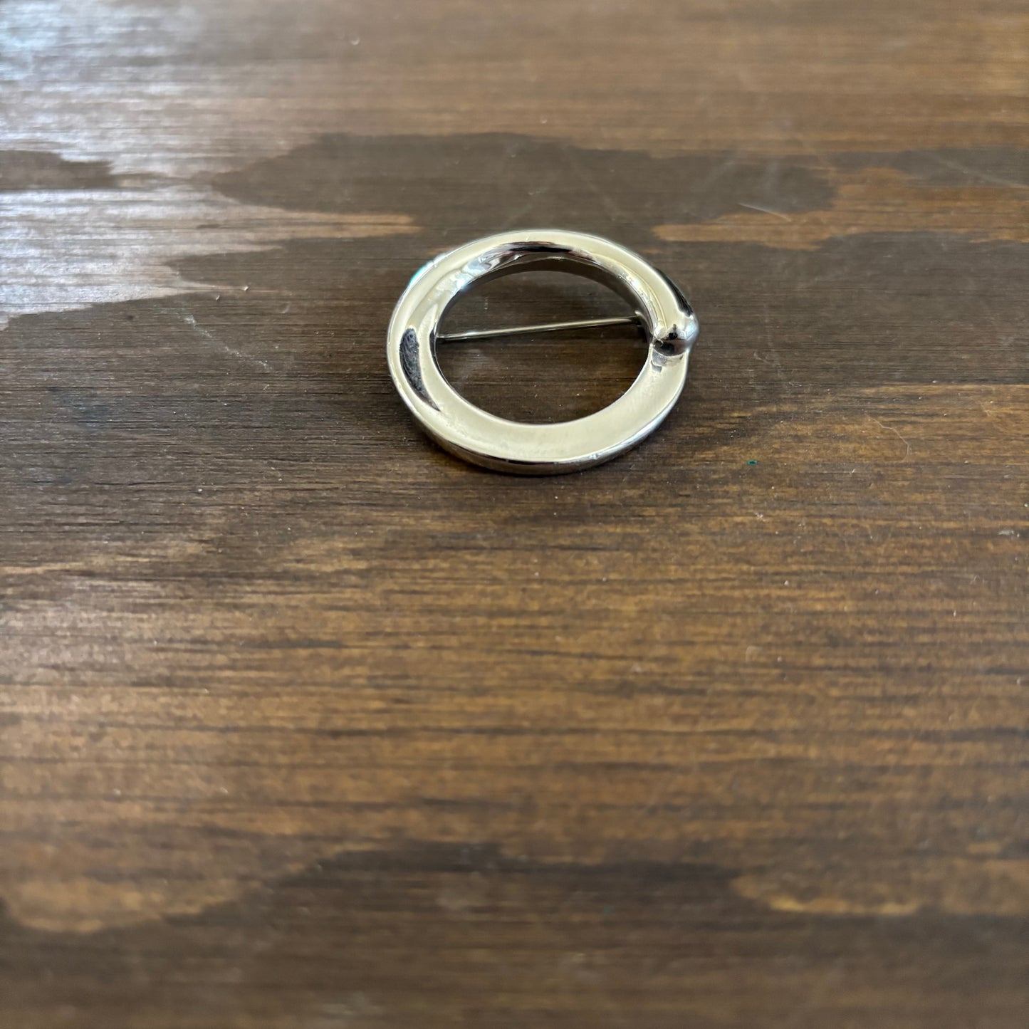 Silver Circle Pin
