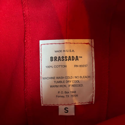 Vintage Red Cotton Duster