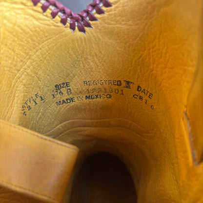 Frida Kahlo Blue Leather Boots