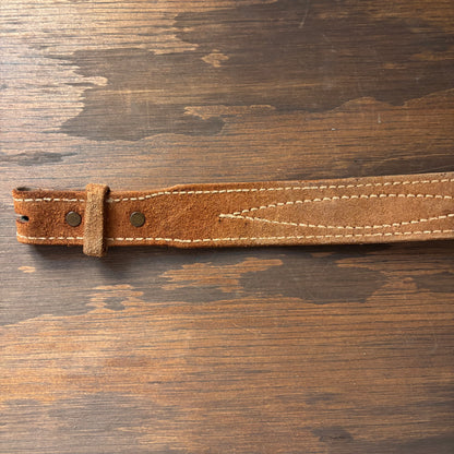 Vintage Tan Rough Out Belt