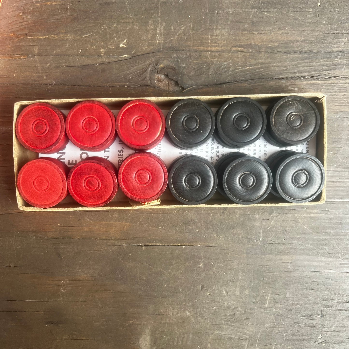 Vintage Checkers Game