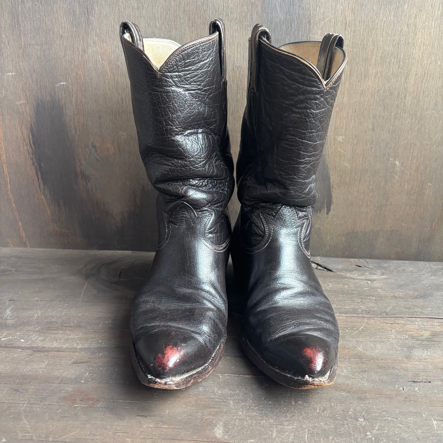 Tony Lama Brown Leather Boots